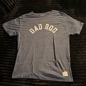 Etro Blue 'DAD BOD' Short Sleeve Tee